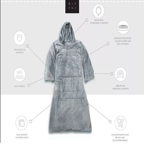 Ella Jayne Weighted Snuggle - orange blanket - Picture 5 of 6